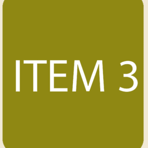 Item 3